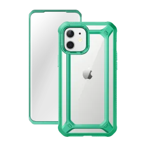 Exclusive iPhone 12 mini 5.4 inch Unicorn Beetle Exo with Screen Protector Clear Case-Mint Green  Stylish & Comfortable