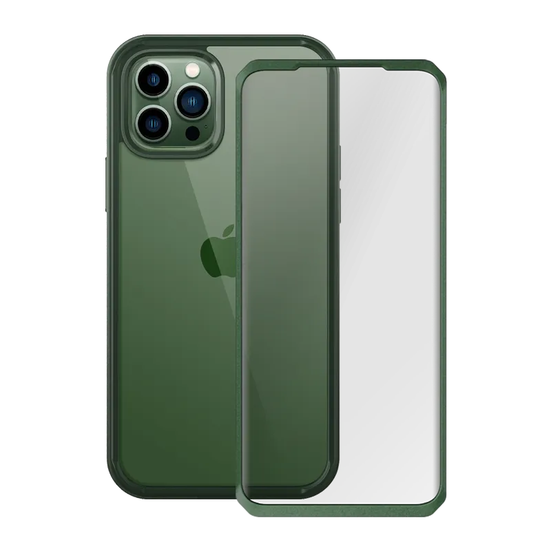 Exclusive iPhone 13 Pro Max 6.7 inch Unicorn Beetle Edge with Screen Protector Clear Case-Dark Green  Stylish & Comfortable
