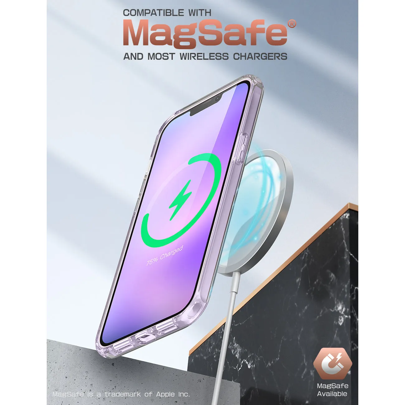 Exclusive iPhone 14 Plus 6.7 inch Unicorn Beetle Style Slim Clear Case-Clear  Ends Soon!