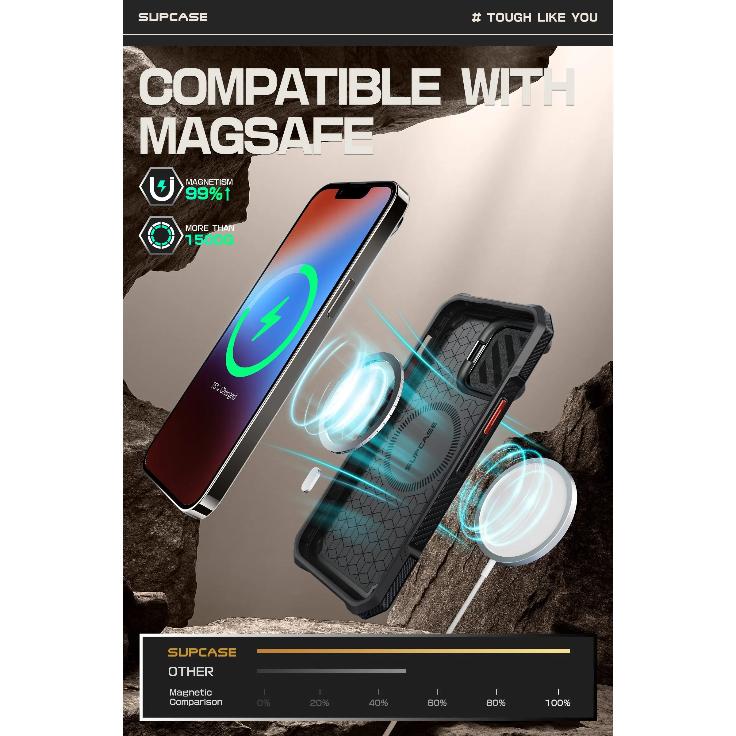 Exclusive iPhone 16e  Unicorn Beetle MAG XT MagSafe Case-Metallic Red  Last Few Pieces!