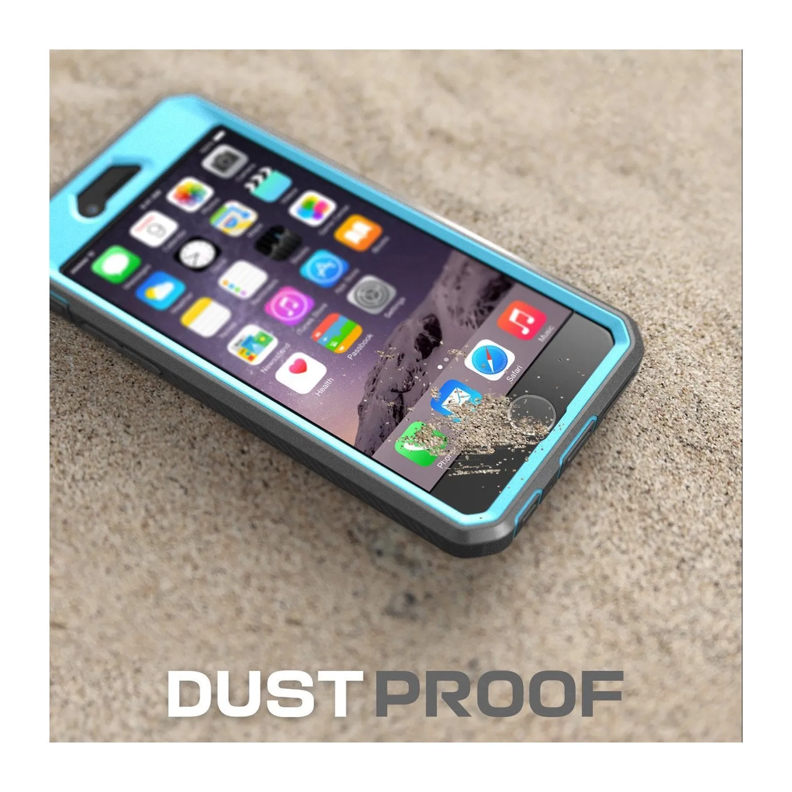 Exclusive iPhone 6 Plus / 6S Plus Unicorn Beetle Pro Full Body Rugged Holster Case with Screen Protector-Blue  Last Few Pieces!