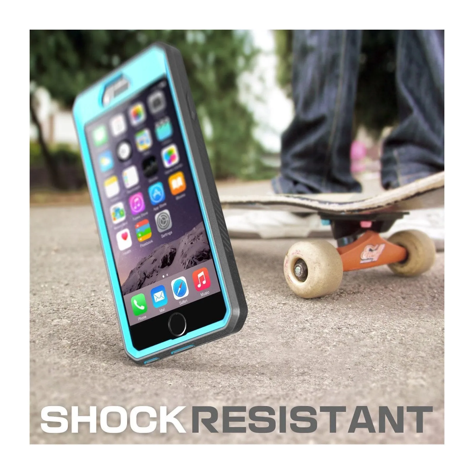 Exclusive iPhone 6 Plus / 6S Plus Unicorn Beetle Pro Full Body Rugged Holster Case with Screen Protector-Blue  Last Few Pieces!