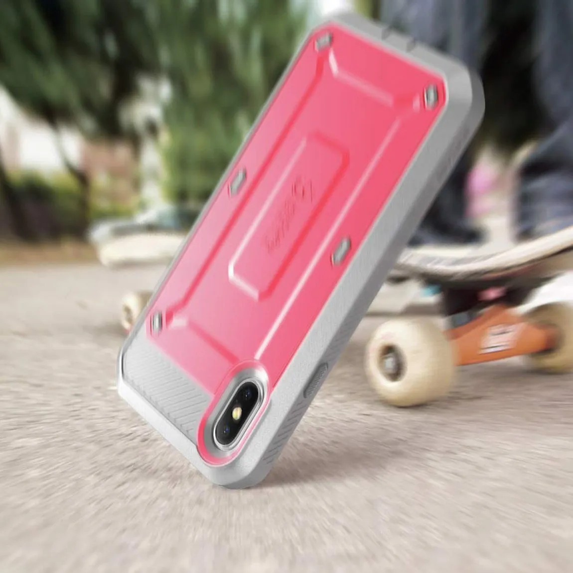 Exclusive iPhone X / XS Unicorn Beetle Pro Rugged Holster Case-Pink  Going Fast!