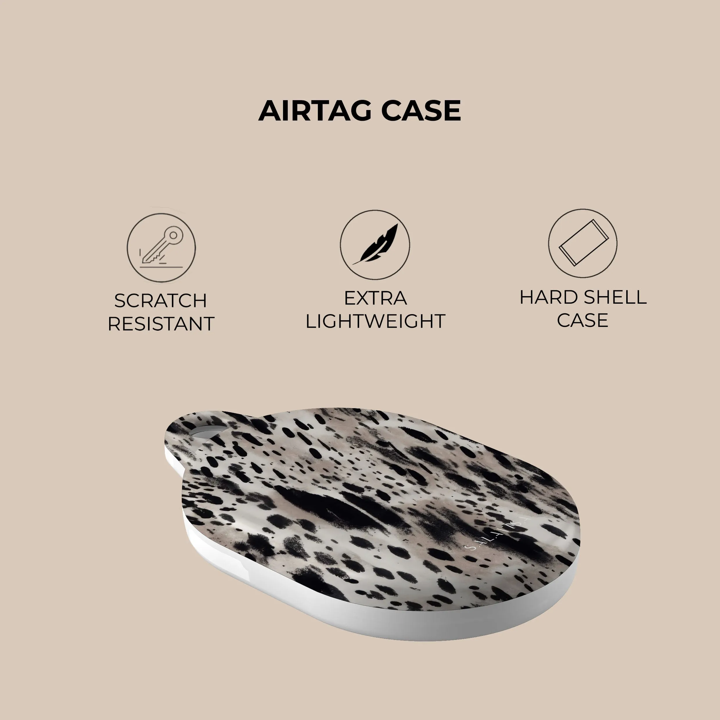 Exclusive Leopard Abstract AirTag Holder  Today Only!