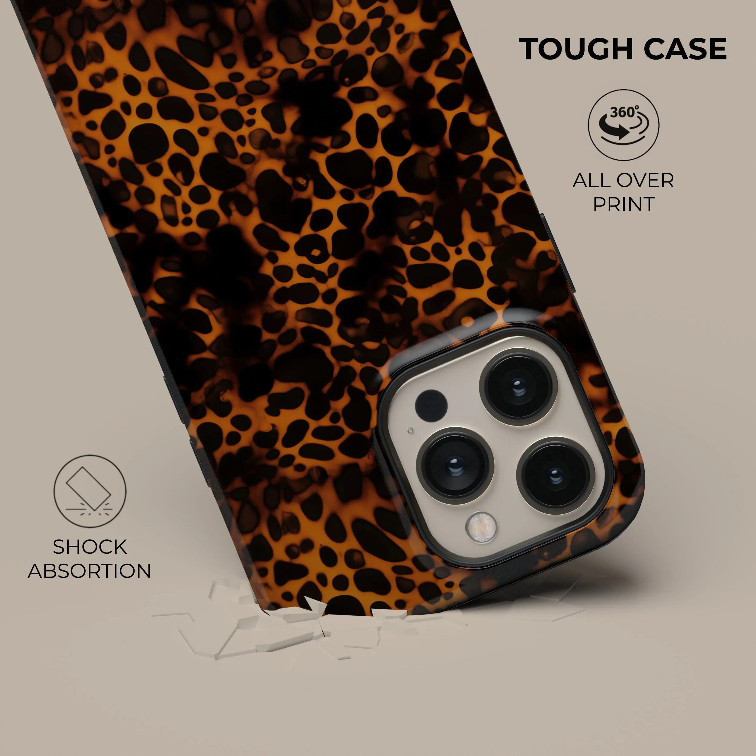 Exclusive Leopard Fabric Phone Case  Limited Availability!