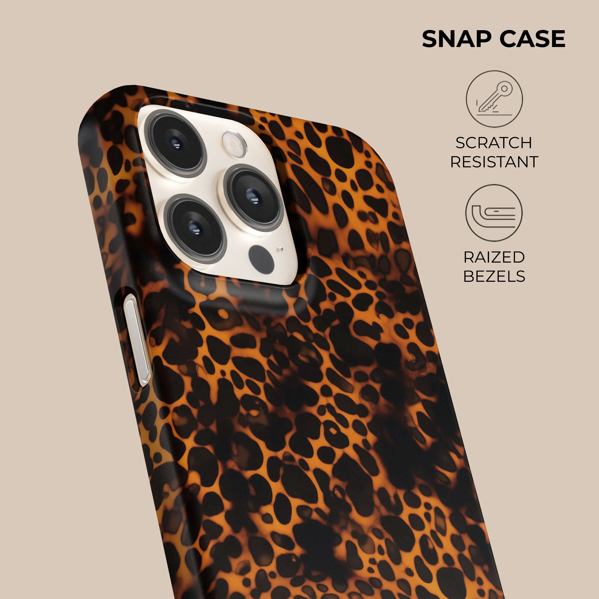 Exclusive Leopard Fabric Phone Case  Limited Availability!