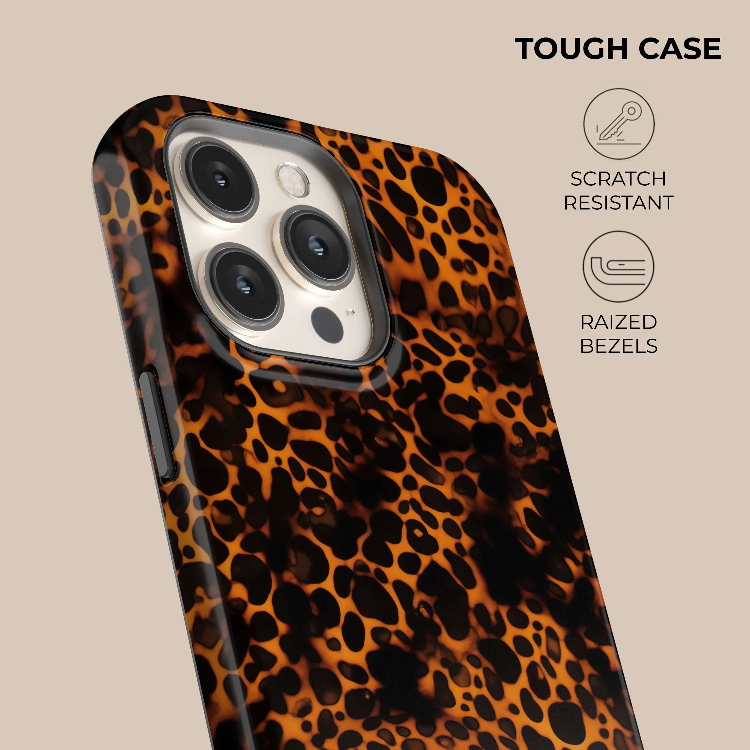 Exclusive Leopard Fabric Phone Case  Limited Availability!