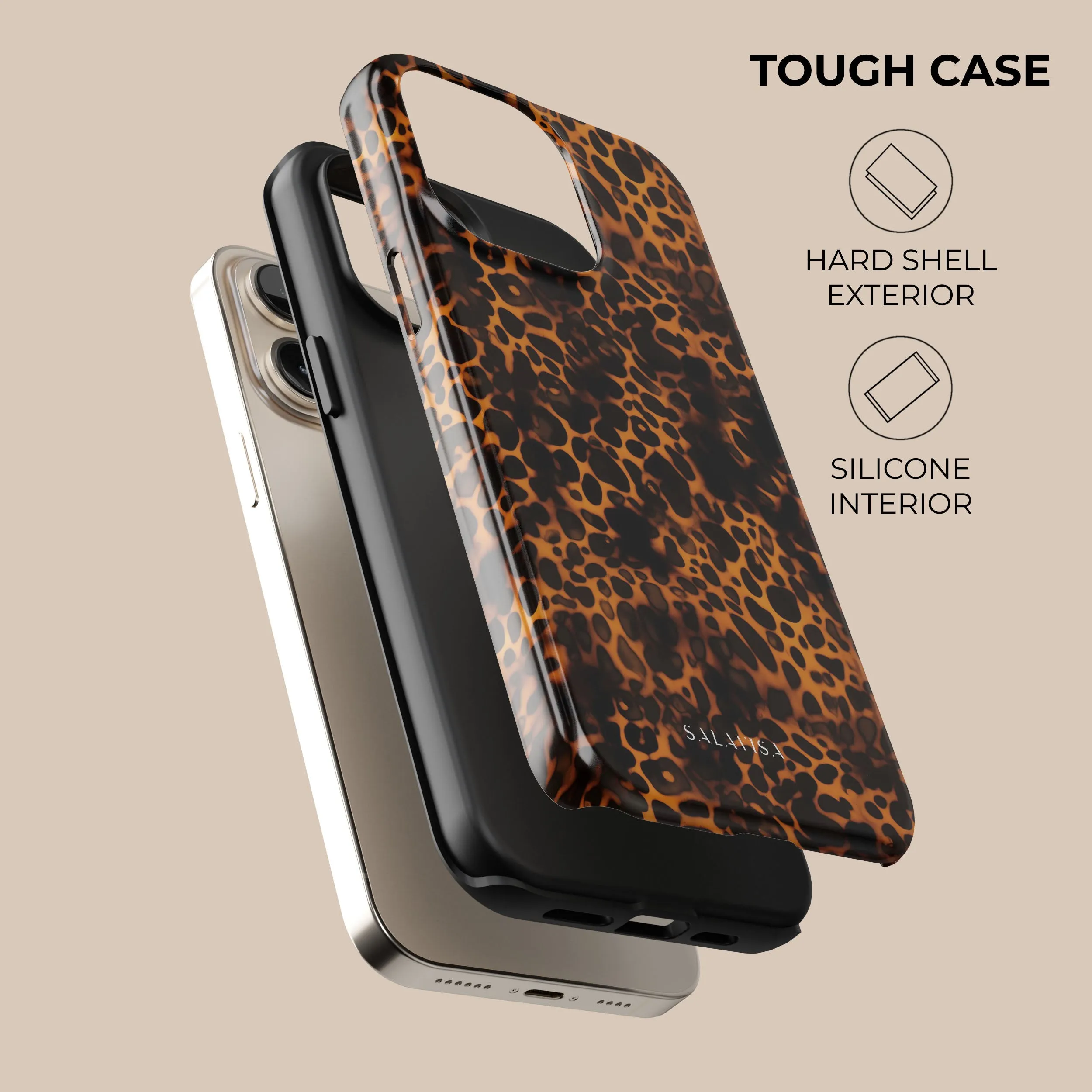 Exclusive Leopard Fabric Phone Case  Limited Availability!