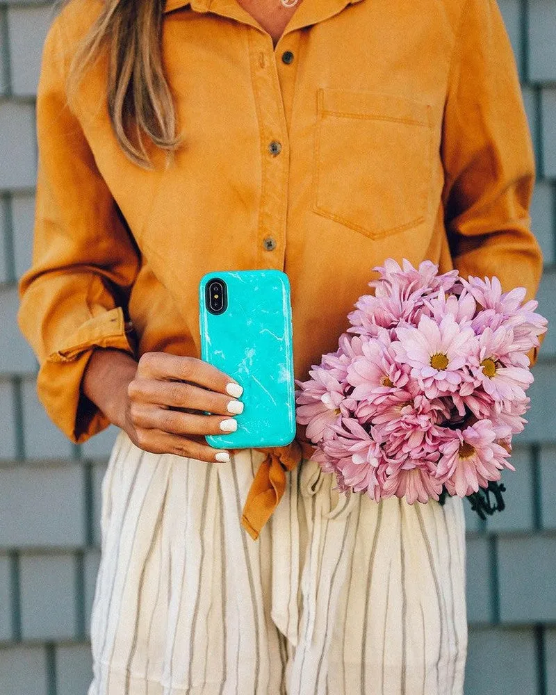 Exclusive Lost at Sea | Teal Blue Seaglass Case  Limited Availability!
