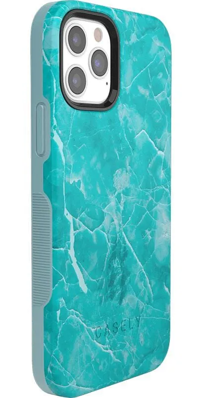Exclusive Lost at Sea | Teal Blue Seaglass Case  Limited Availability!