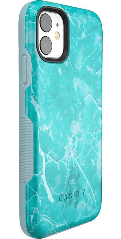 Exclusive Lost at Sea | Teal Blue Seaglass Case  Limited Availability!
