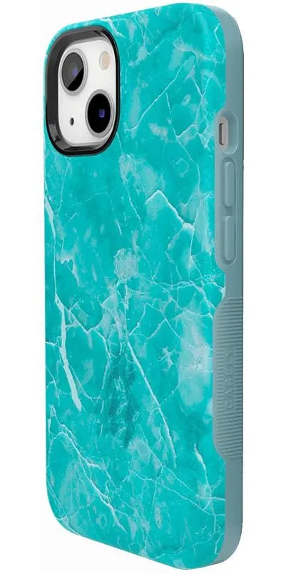 Exclusive Lost at Sea | Teal Blue Seaglass Case  Limited Availability!