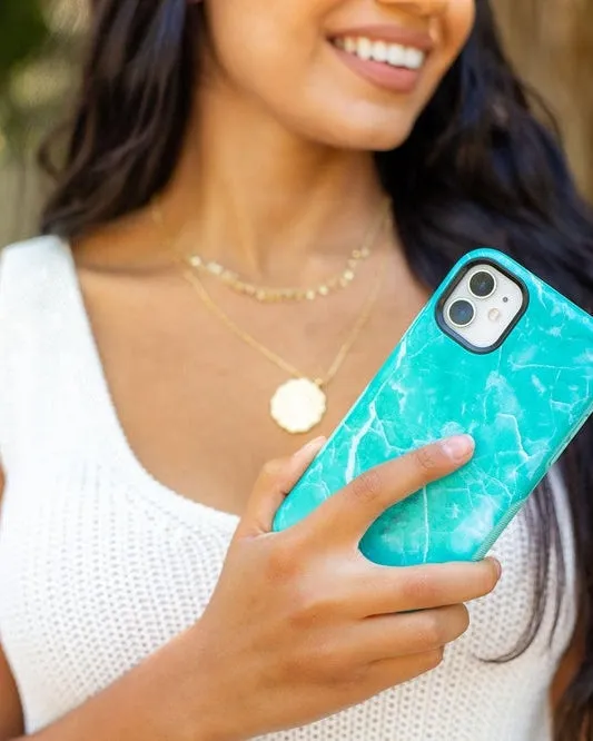 Exclusive Lost at Sea | Teal Blue Seaglass Case  Limited Availability!