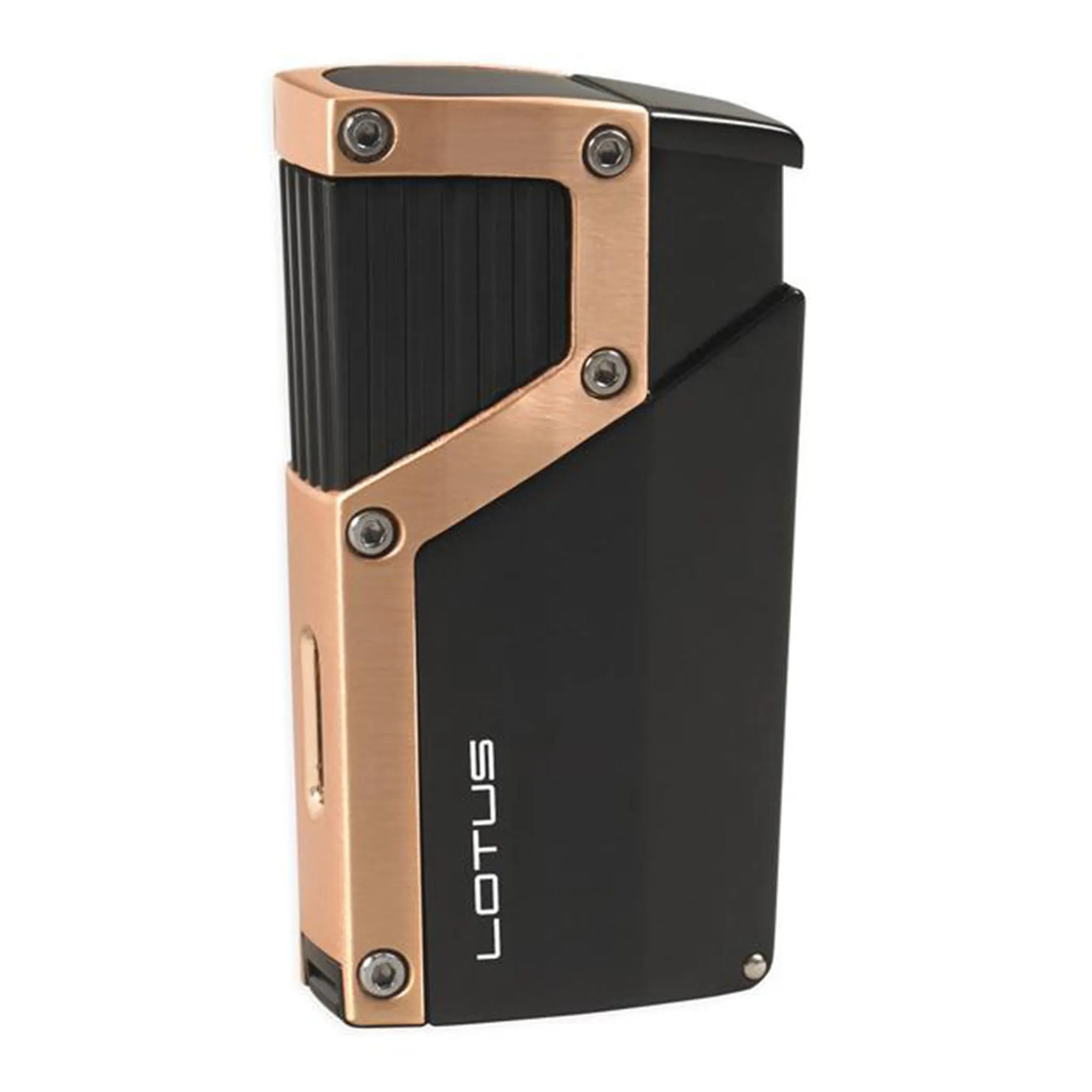 Exclusive Lotus Czar Quad Torch Cigar Lighter - Black Matte  Last Few Pieces!