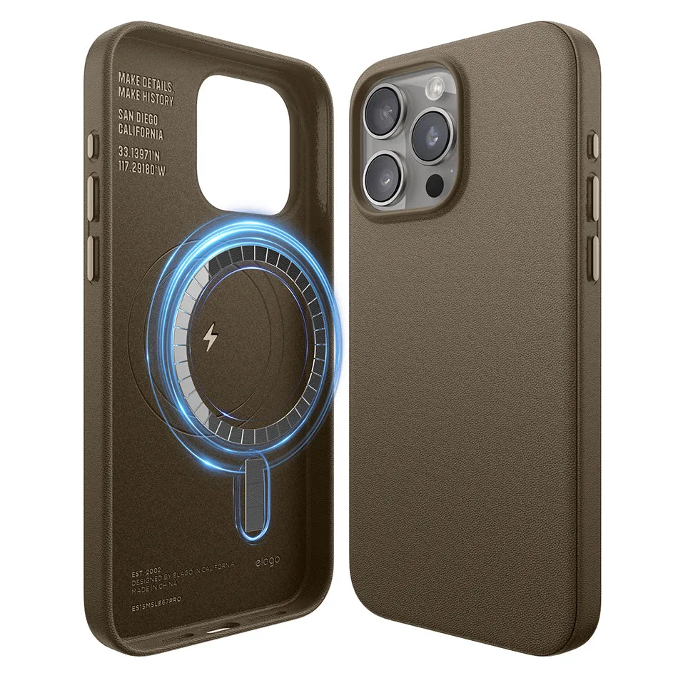 Exclusive MagSafe Leather Case for iPhone 15 Pro Max  Dont Miss Out!