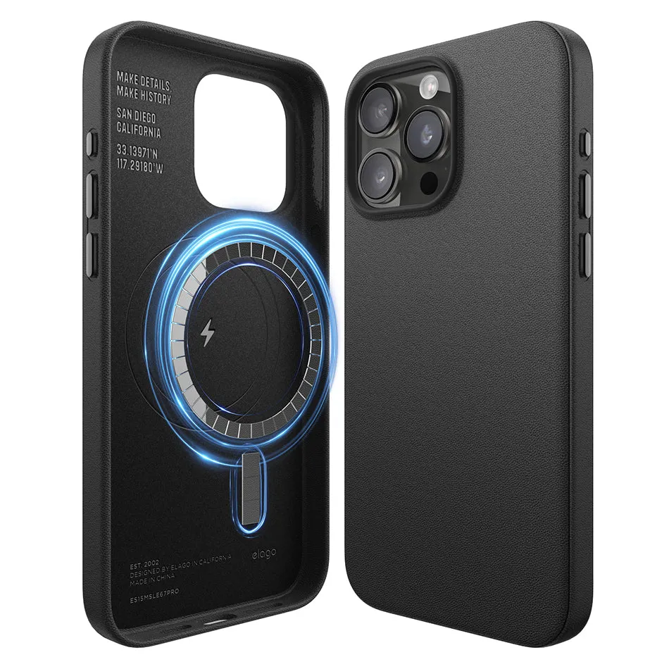 Exclusive MagSafe Leather Case for iPhone 15 Pro Max  Dont Miss Out!