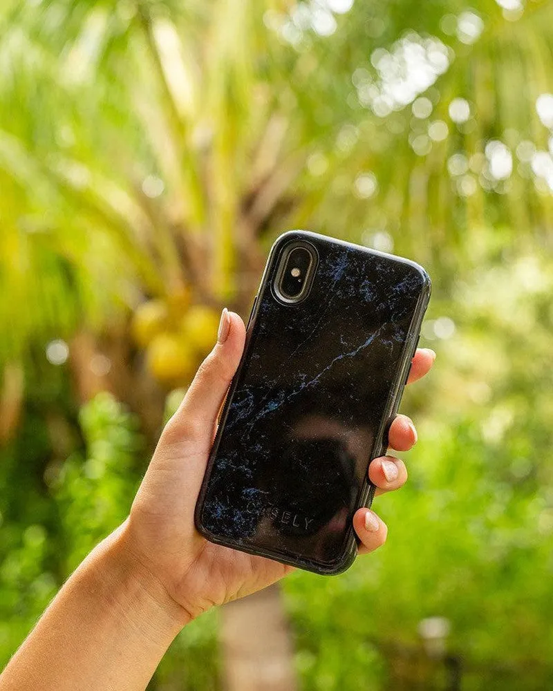 Exclusive Midnight Marble | Black & Navy Case  Limited Release!