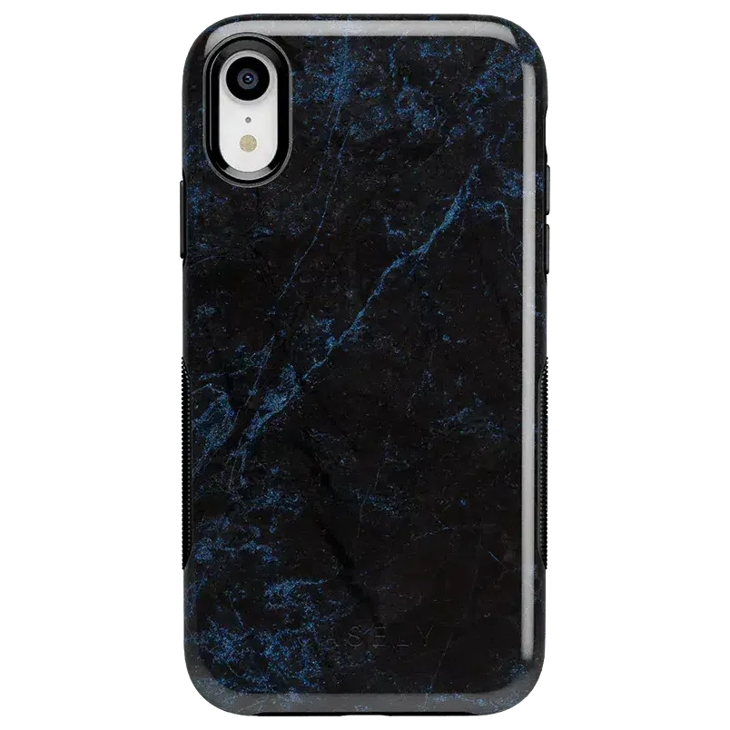 Exclusive Midnight Marble | Black & Navy Case  Limited Release!