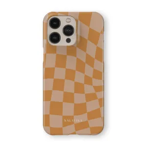 Exclusive Orange Wave Checkered Phone Case  Today Only!