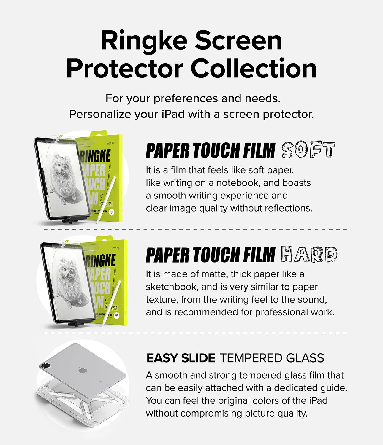 Exclusive Paper Touch Film Soft | iPad  Stylish & Comfortable
