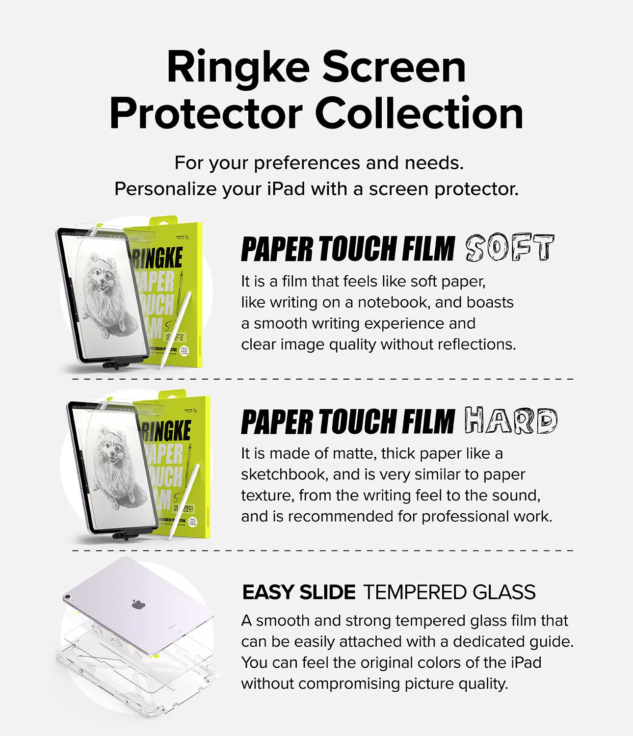Exclusive Paper Touch Film Soft | iPad  Stylish & Comfortable
