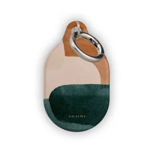 Exclusive Pink & Forest Green Luxe AirTag Holder  Limited Stock!