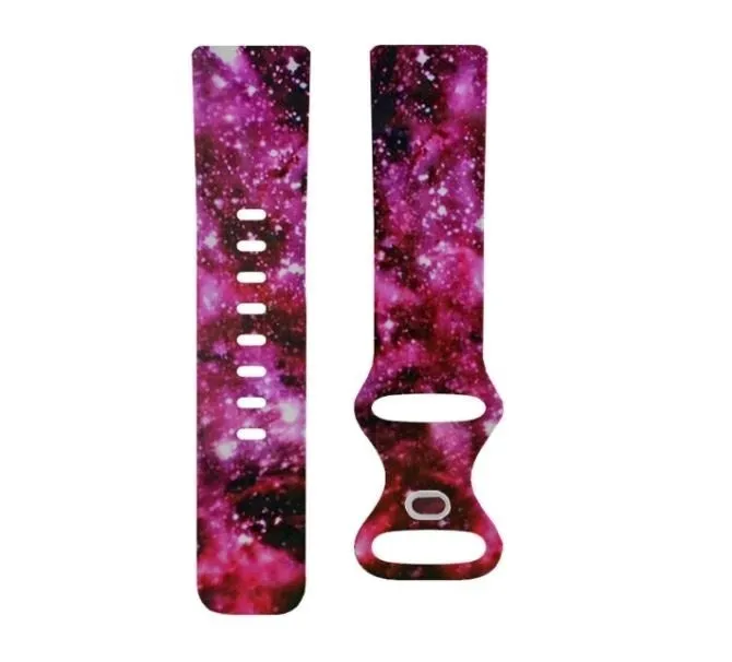 Exclusive Pink Galaxy Fitbit Charge 6 Strap  Limited Availability!