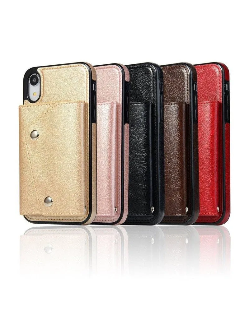 Exclusive Red Vegan Leather | Wallet Case  Limited Availability!