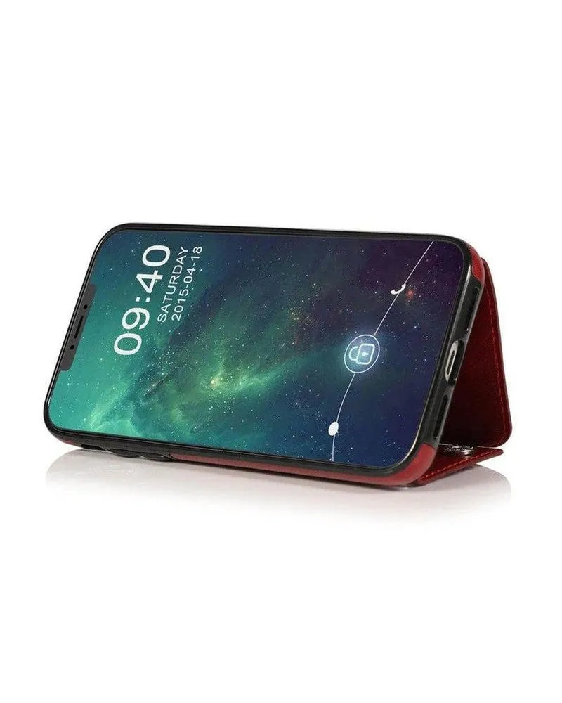 Exclusive Red Vegan Leather | Wallet Case  Limited Availability!