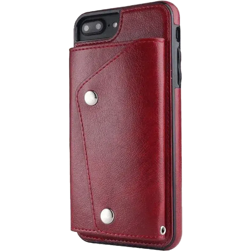 Exclusive Red Vegan Leather | Wallet Case  Limited Availability!