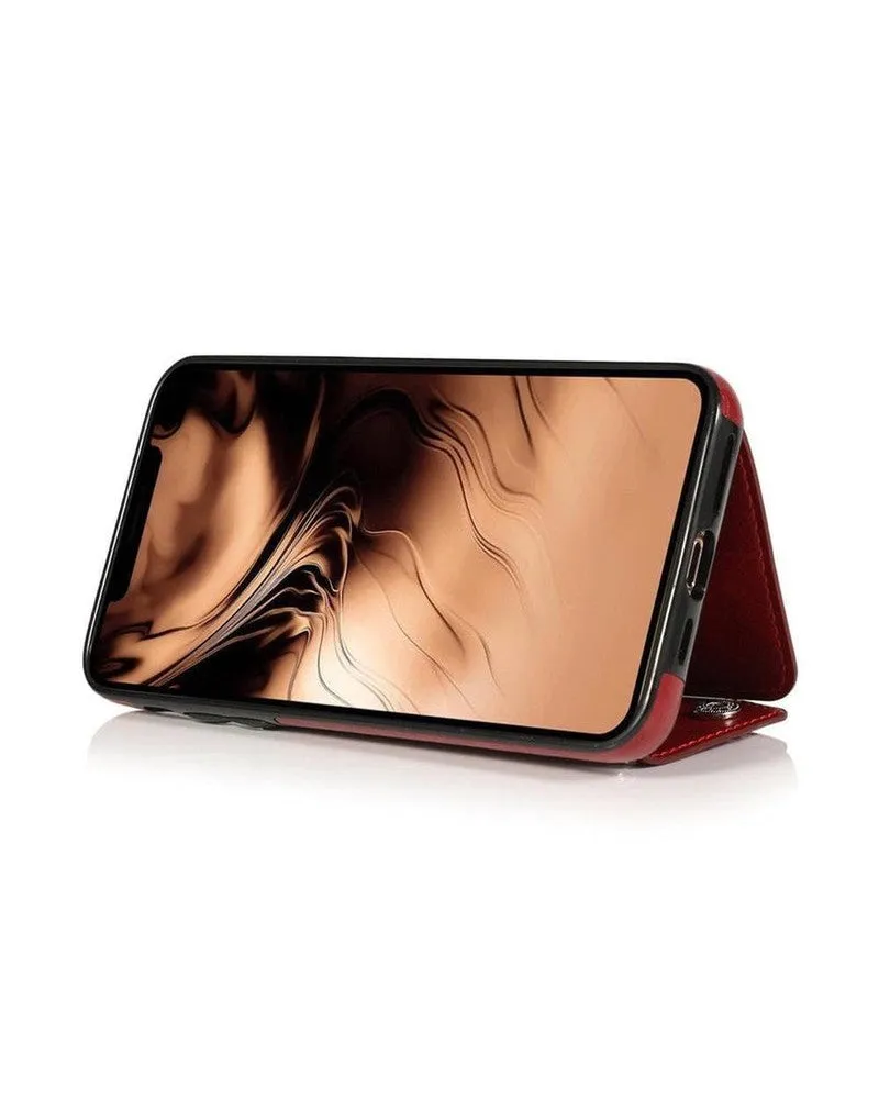 Exclusive Red Vegan Leather | Wallet Case  Limited Availability!