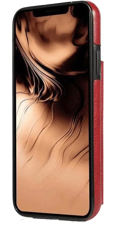 Exclusive Red Vegan Leather | Wallet Case  Limited Availability!