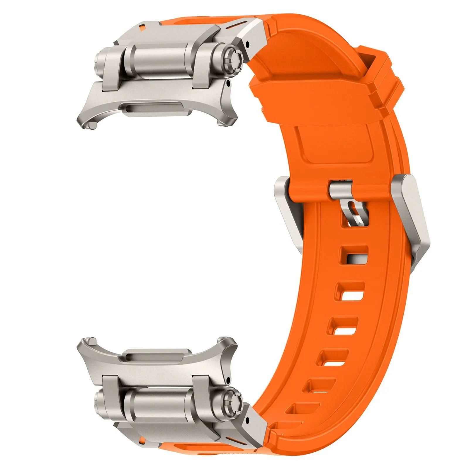 Exclusive Samsung Galaxy Watch Ultra 'Explorer' TPU Strap (Orange with Titanium)  Going Fast!