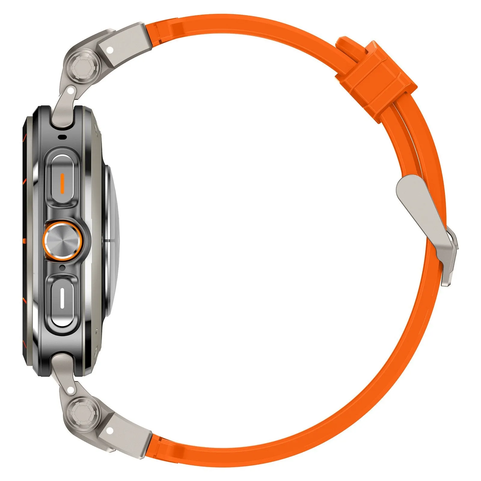 Exclusive Samsung Galaxy Watch Ultra 'Explorer' TPU Strap (Orange with Titanium)  Going Fast!