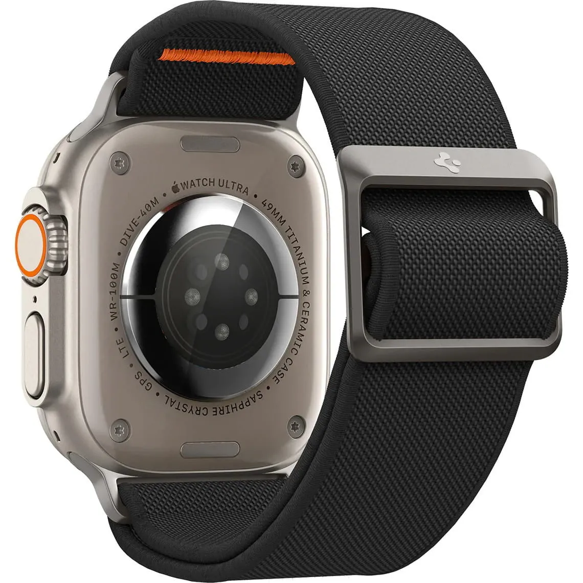 Exclusive Spigen Apple Watch Lite Ultra Strap (Black)  Dont Miss Out!