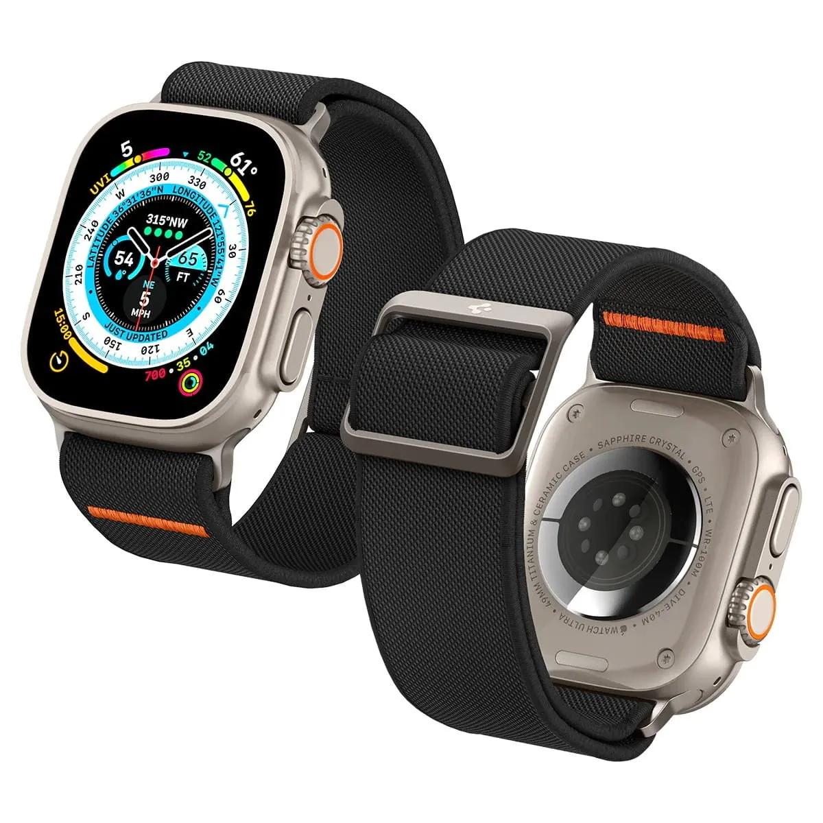 Exclusive Spigen Apple Watch Lite Ultra Strap (Black)  Dont Miss Out!