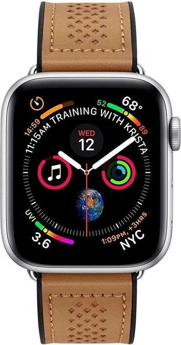 Exclusive Spigen Apple Watch Retro Fit Leather Strap (Dark Brown)  Limited Release!