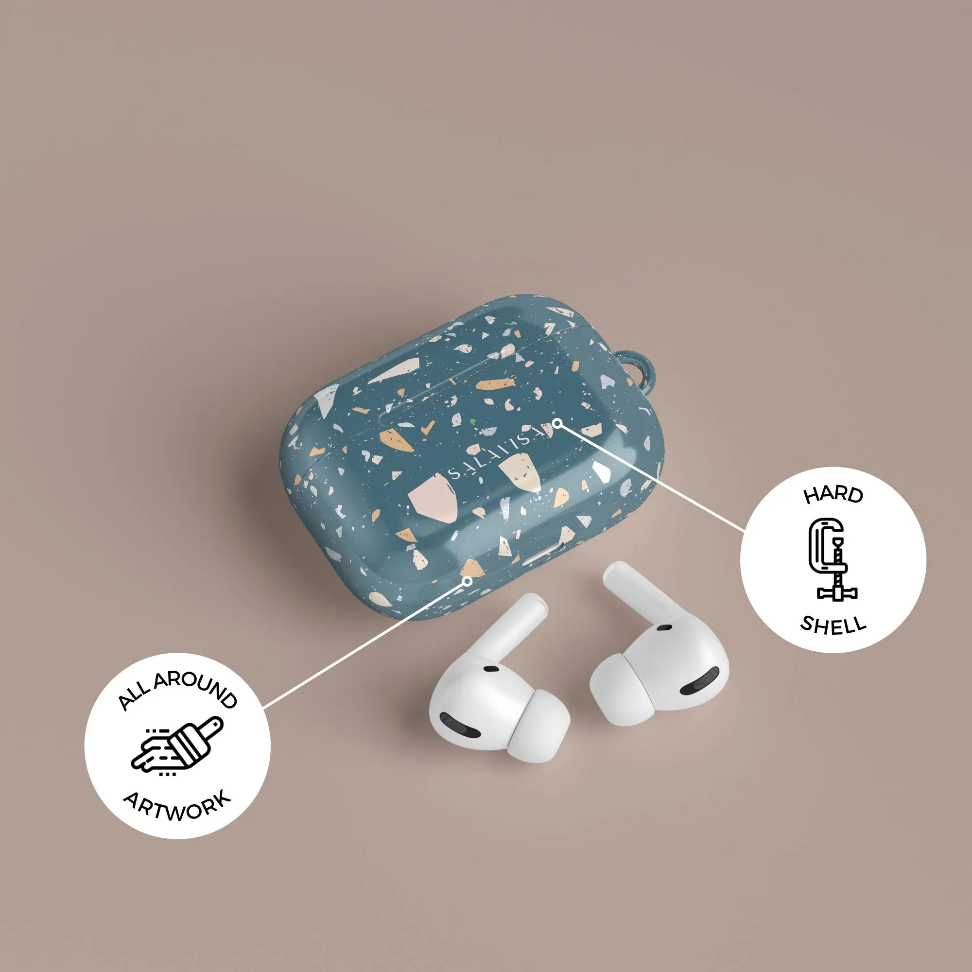 Exclusive Terrazzo Vanity AirPods Case  Today Only!