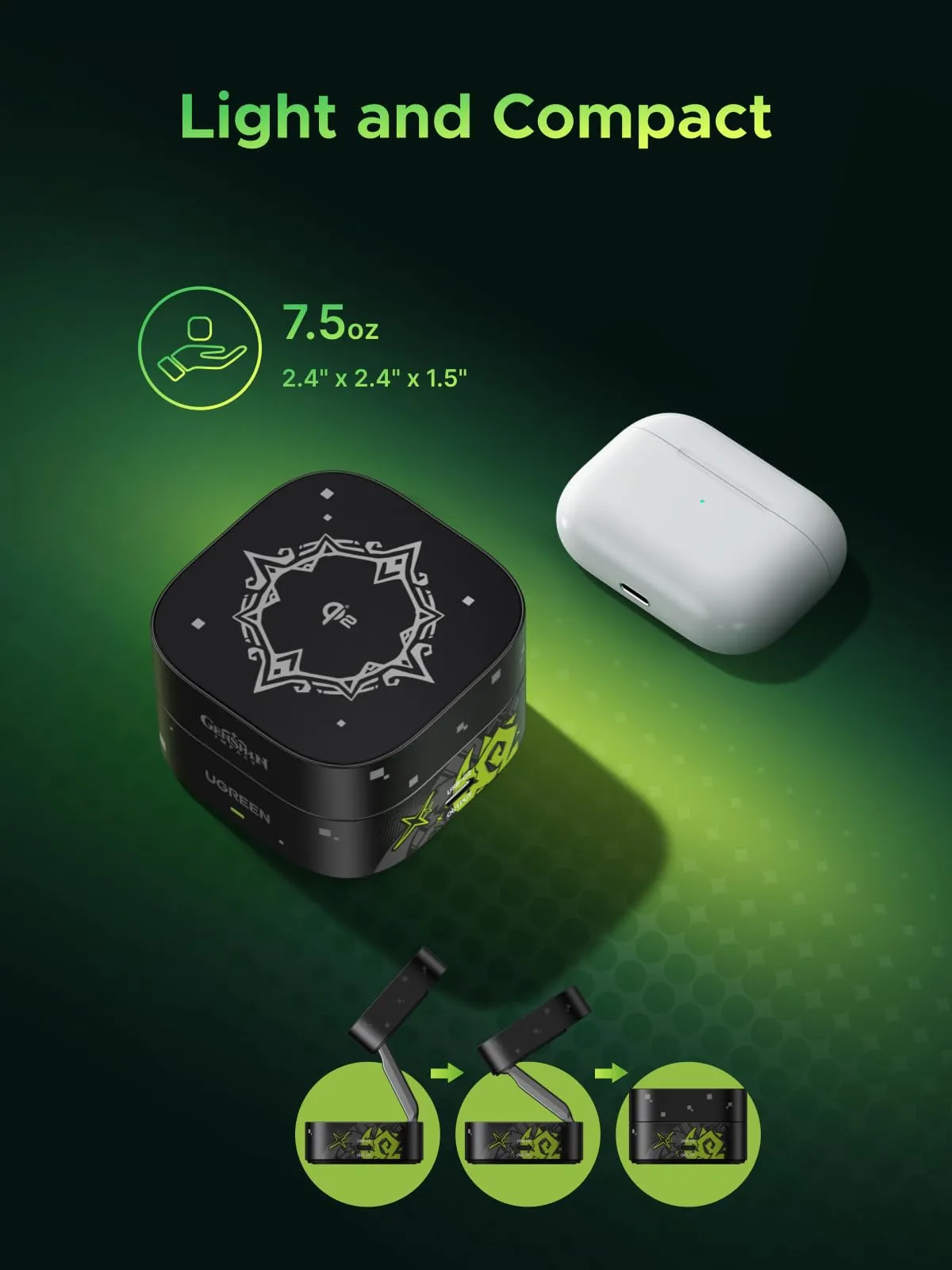 Exclusive UGREEN MagFlow Wireless Charger Genshin Impact Edition  Going Fast!