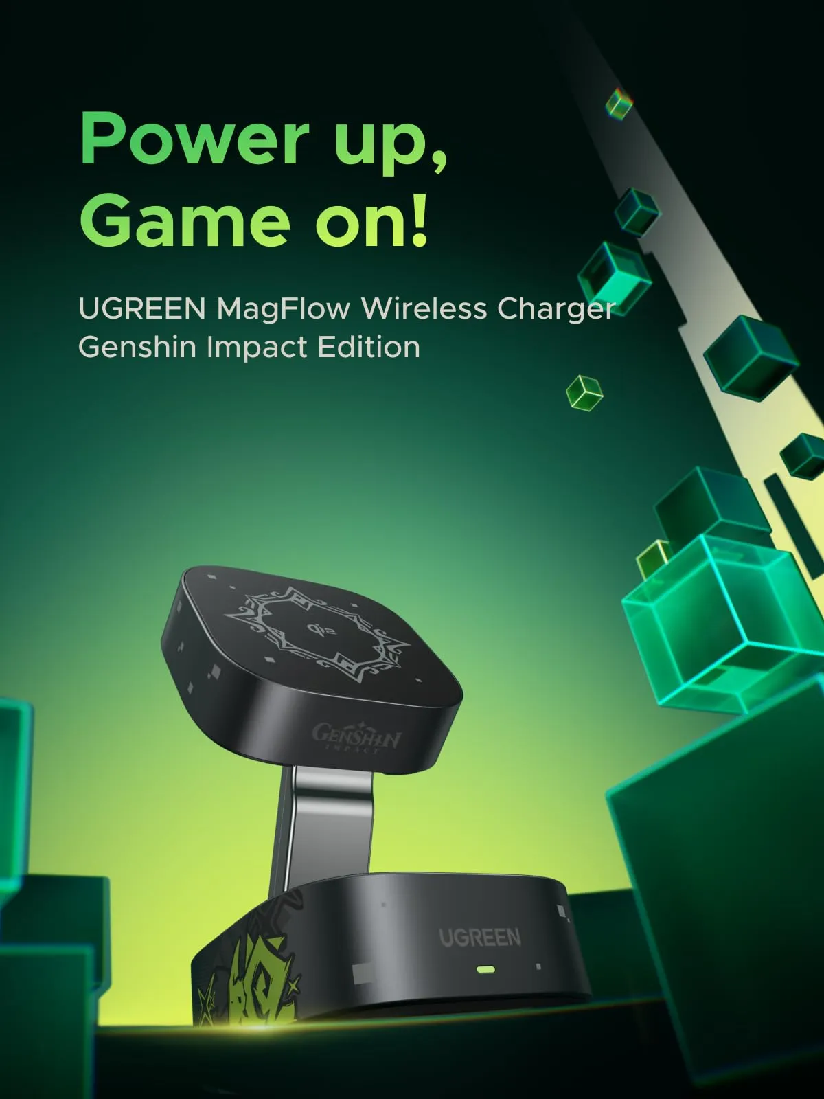 Exclusive UGREEN MagFlow Wireless Charger Genshin Impact Edition  Going Fast!