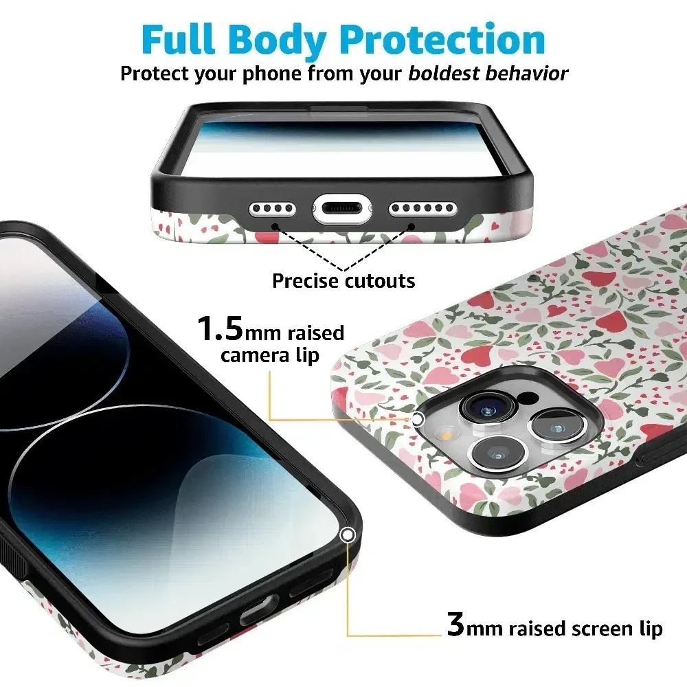 Exclusive Vines of Love | Floral Heart Case  Dont Miss Out!