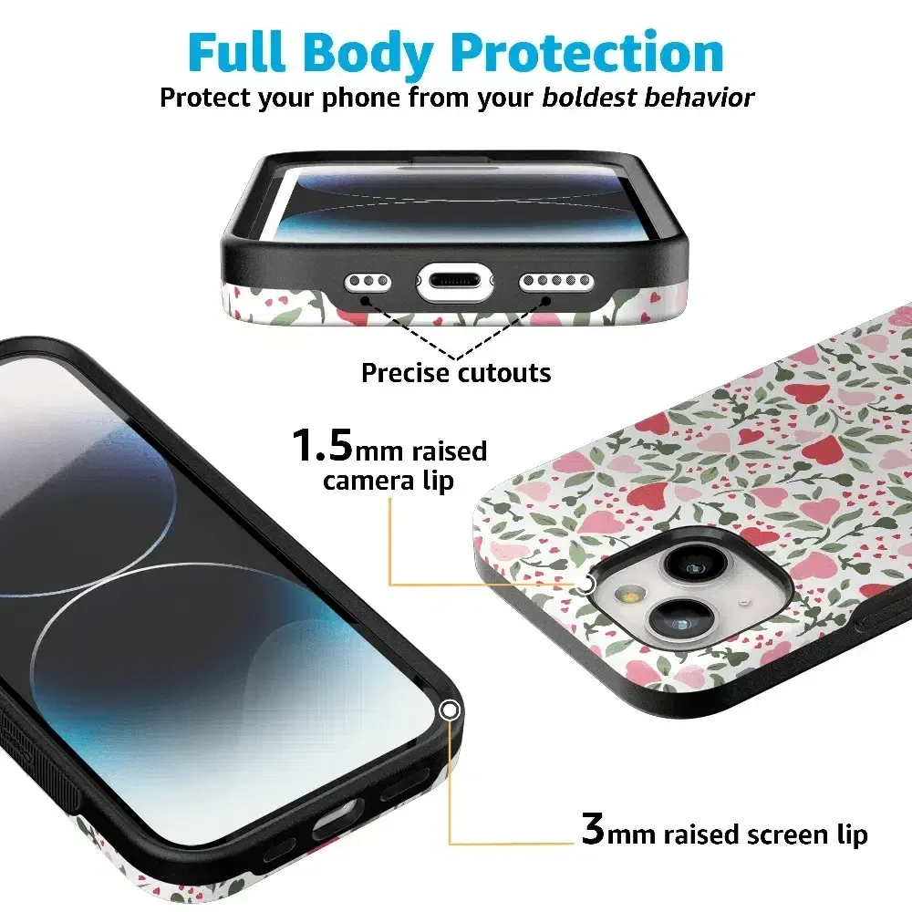 Exclusive Vines of Love | Floral Heart Case  Dont Miss Out!