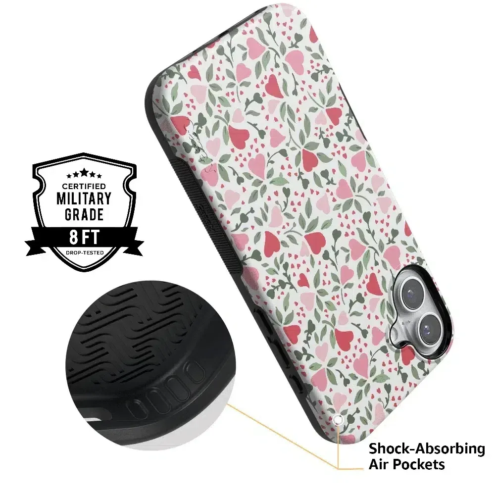 Exclusive Vines of Love | Floral Heart Case  Dont Miss Out!