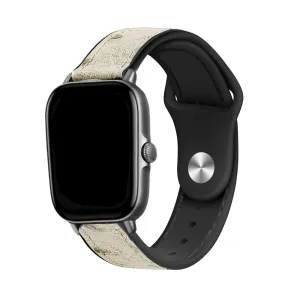 Exclusive Xiaomi Amazfit GTS 2 Hybrid Leather Strap (Sand White)  Stylish & Comfortable