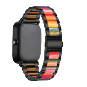 Exclusive Xiaomi Amazfit GTS 2 Resin Steel Strap (Black/Multicoloured)  Limited Release!