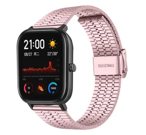 Exclusive Xiaomi Amazfit GTS Fine Steel Strap (Pink)  Almost Gone!