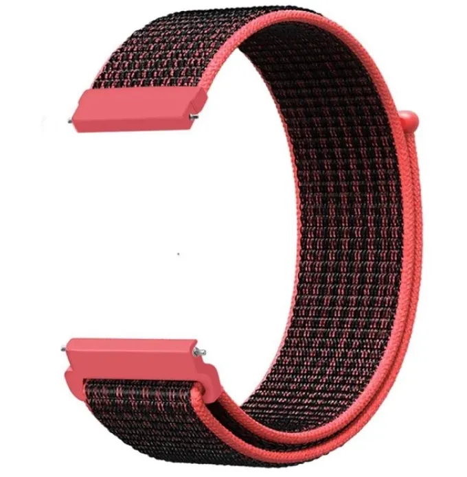 Exclusive Xiaomi Amazfit GTS Nylon Strap (Black/Coral)  Last Few Pieces!
