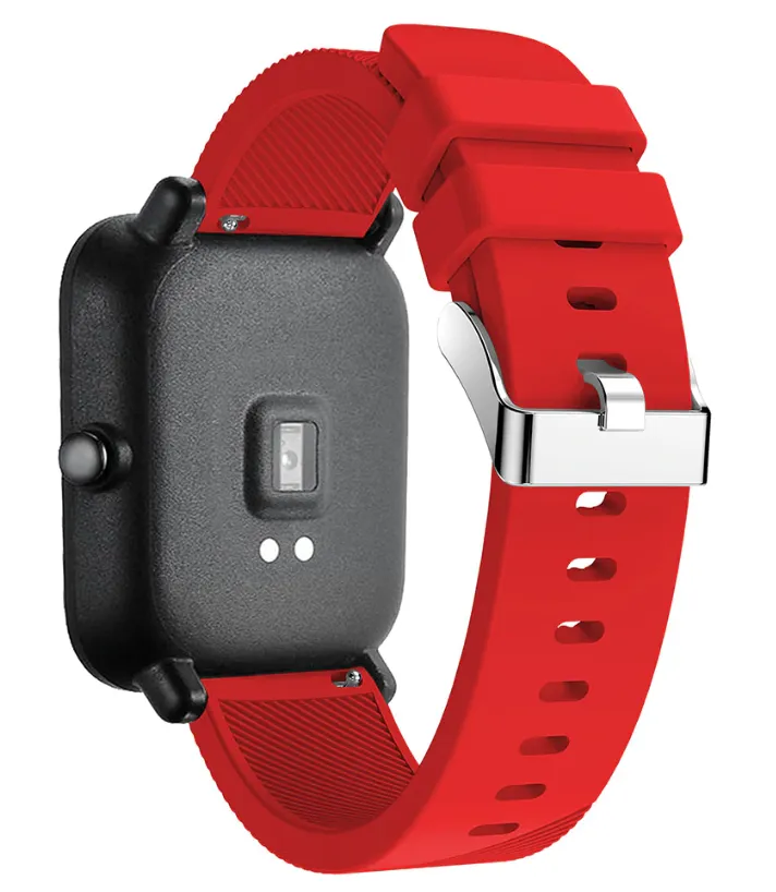 Exclusive Xiaomi Amazfit GTS Silicone Strap (Red)  Stylish & Comfortable