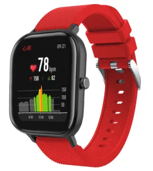 Exclusive Xiaomi Amazfit GTS Silicone Strap (Red)  Stylish & Comfortable