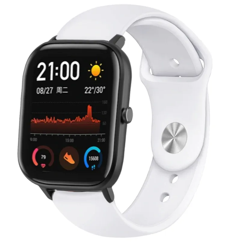 Exclusive Xiaomi Amazfit GTS Sport Strap (White)  Stylish & Comfortable